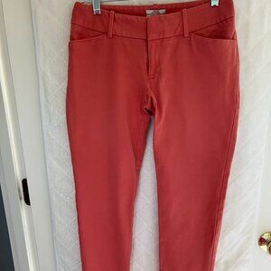 Tangerine color ankle-length pants - Size 2